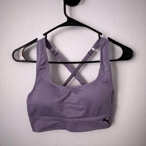 Puma Women's Lavender Sports Bra